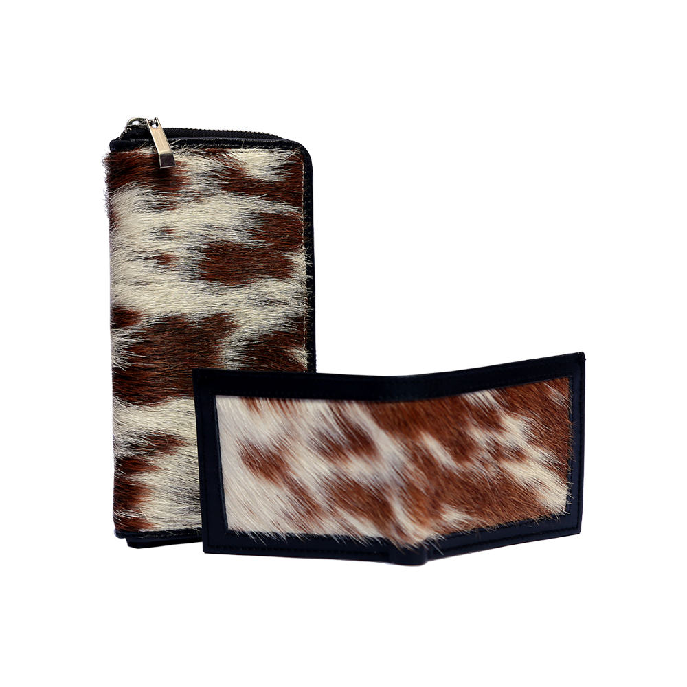 Hair On Cowhide Clutch & Wallet