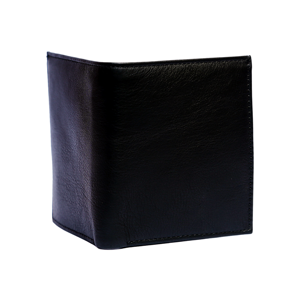 Leather Trifold Wallet Mens