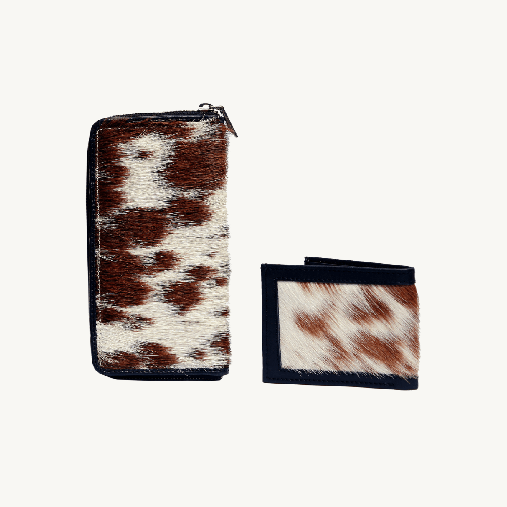 Hair On Cowhide Clutch & Wallet