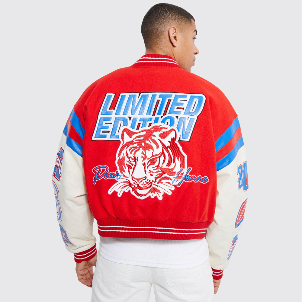 Sporty Varsity Jacket