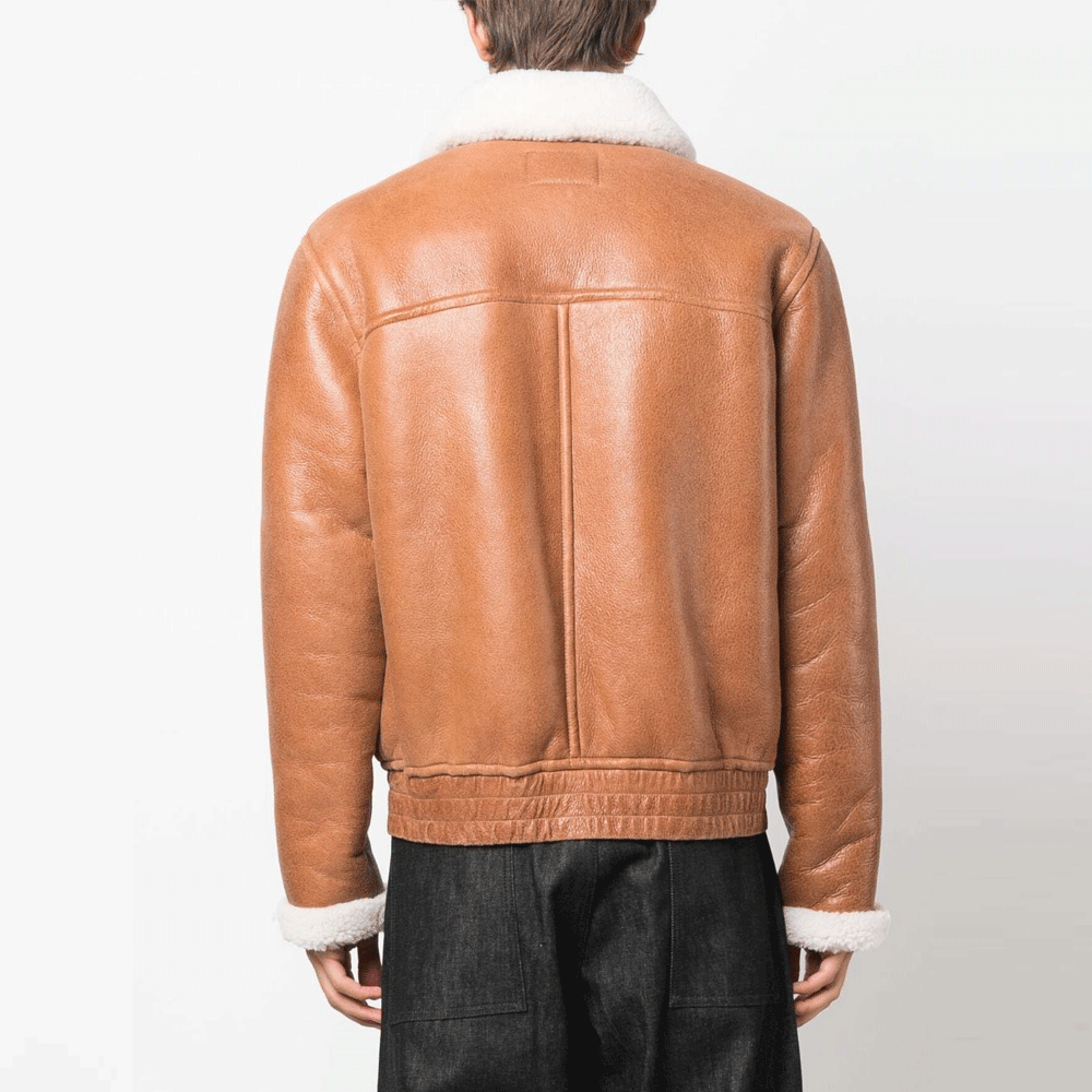 Alberto Shearling-lining jacket