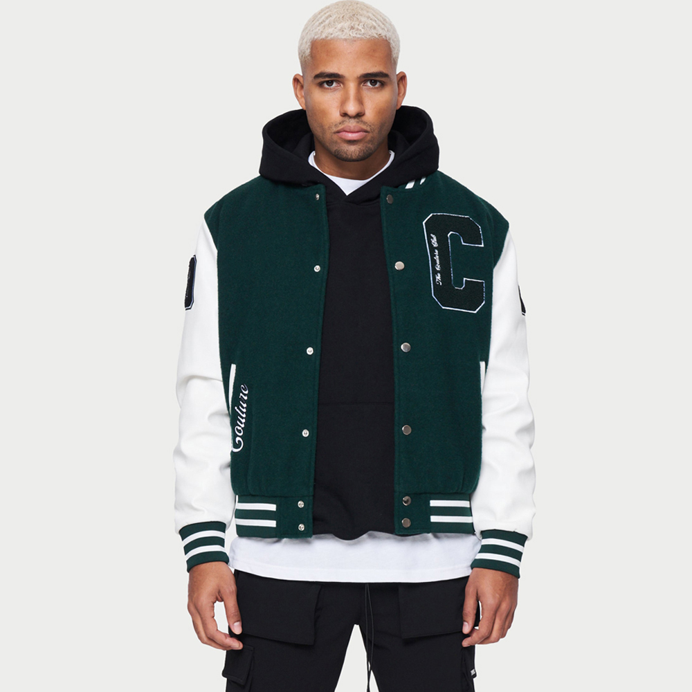 Vintage-Inspired Varsity Jacket